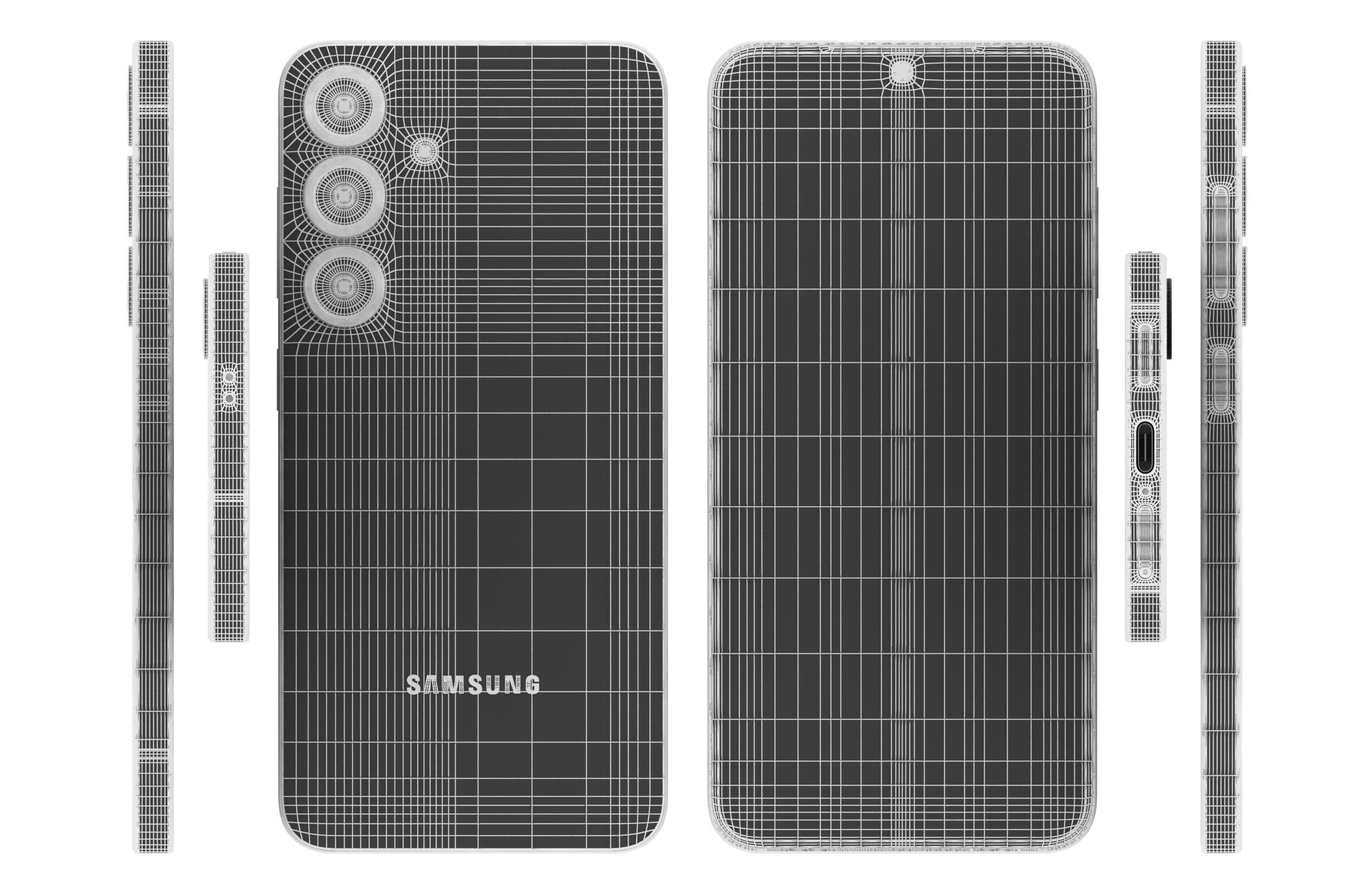 Samsung Galaxy S25 Mint 3D model_17
