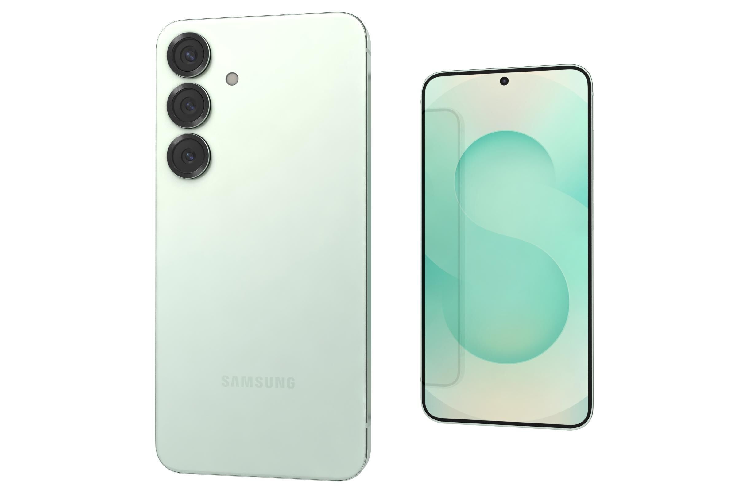 Samsung Galaxy S25 Mint 3D model_9