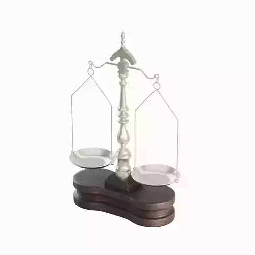 Justice Scale 02 3D model