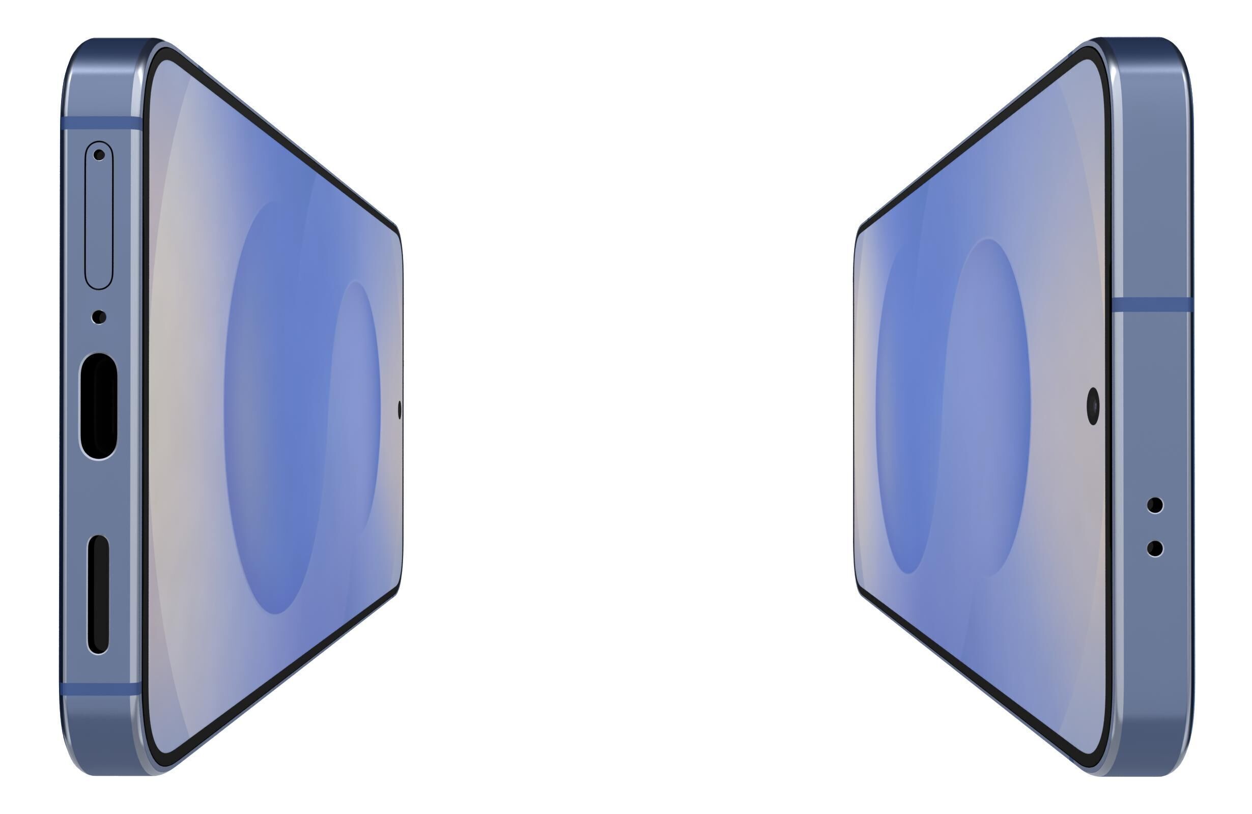 Samsung Galaxy S25 Navy 3D model_9