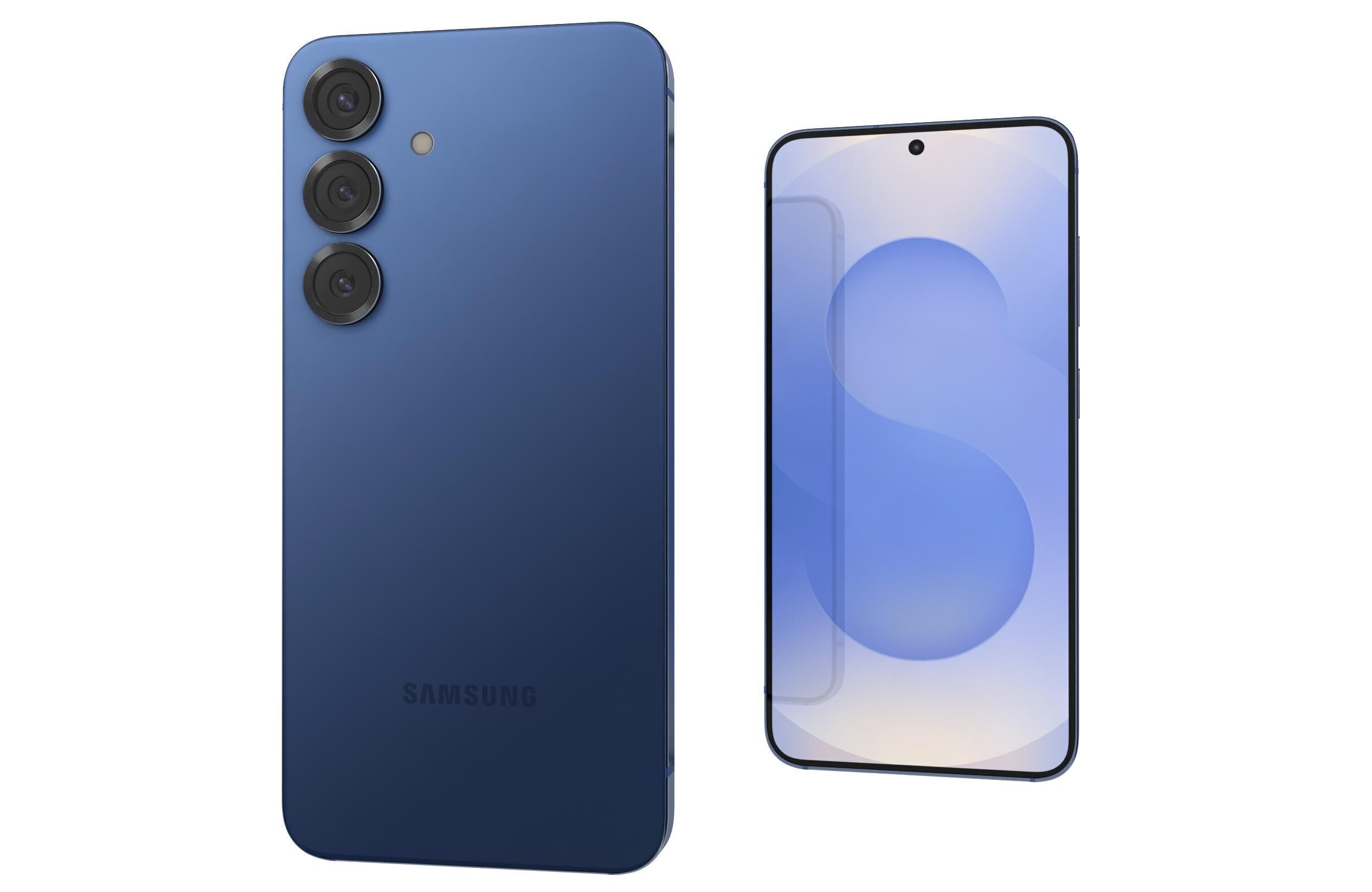 Samsung Galaxy S25 Navy 3D model_10
