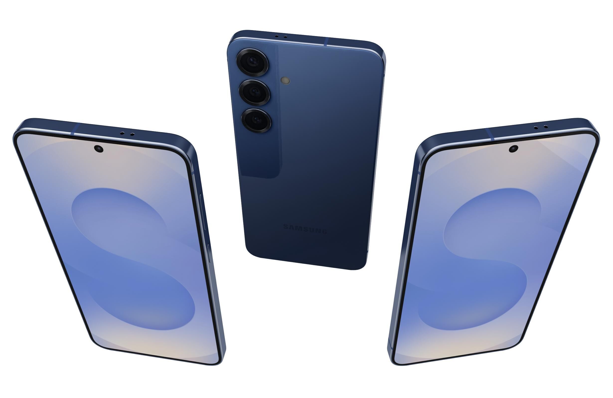 Samsung Galaxy S25 Navy 3D model_1