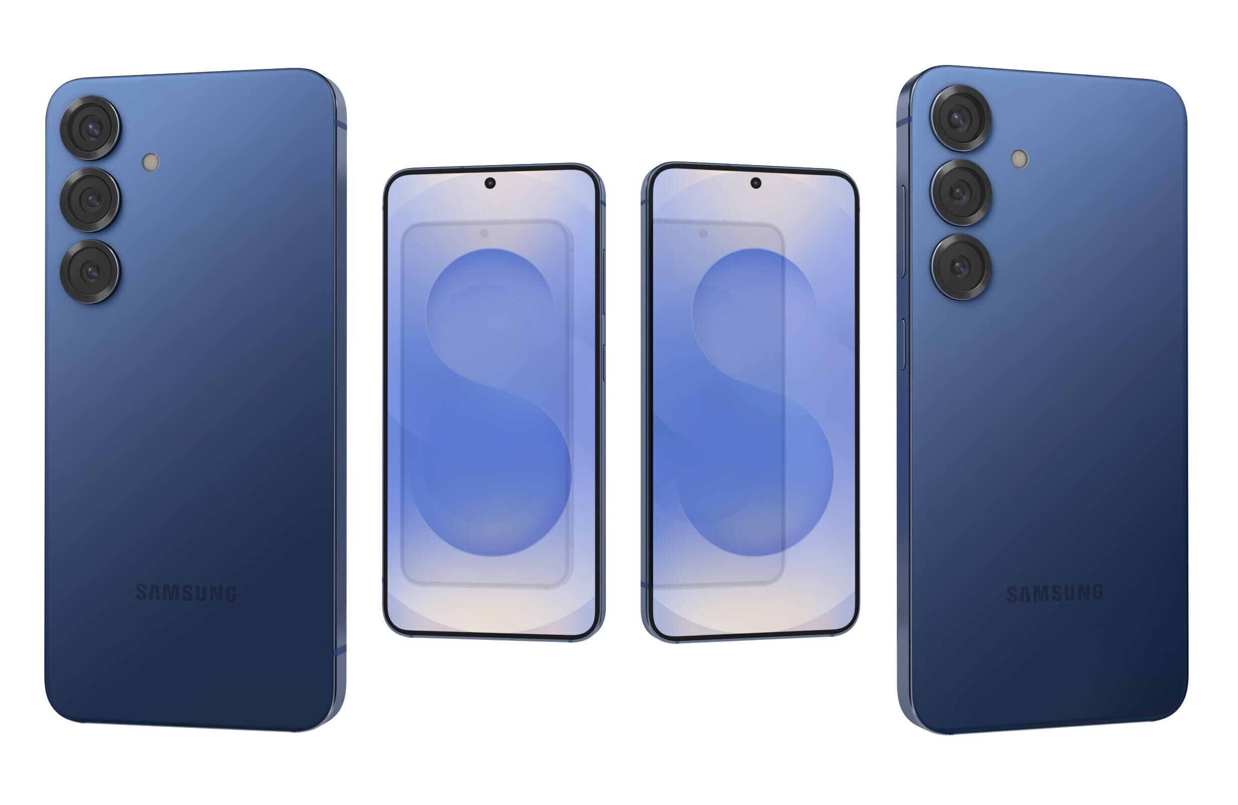 Samsung Galaxy S25 Navy 3D model_3