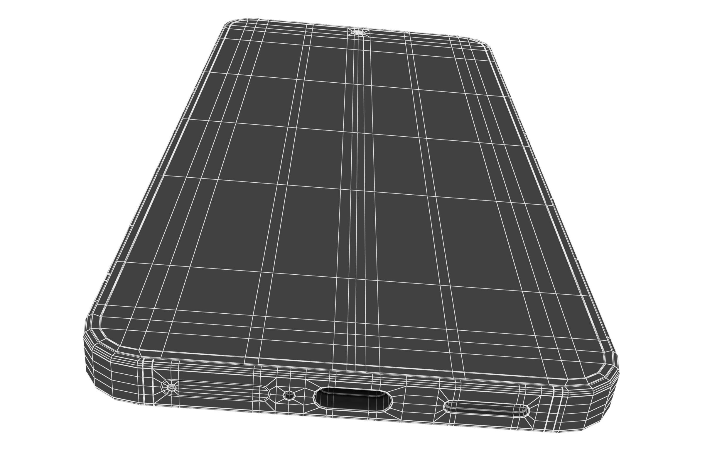 Samsung Galaxy S25 Navy 3D model_19
