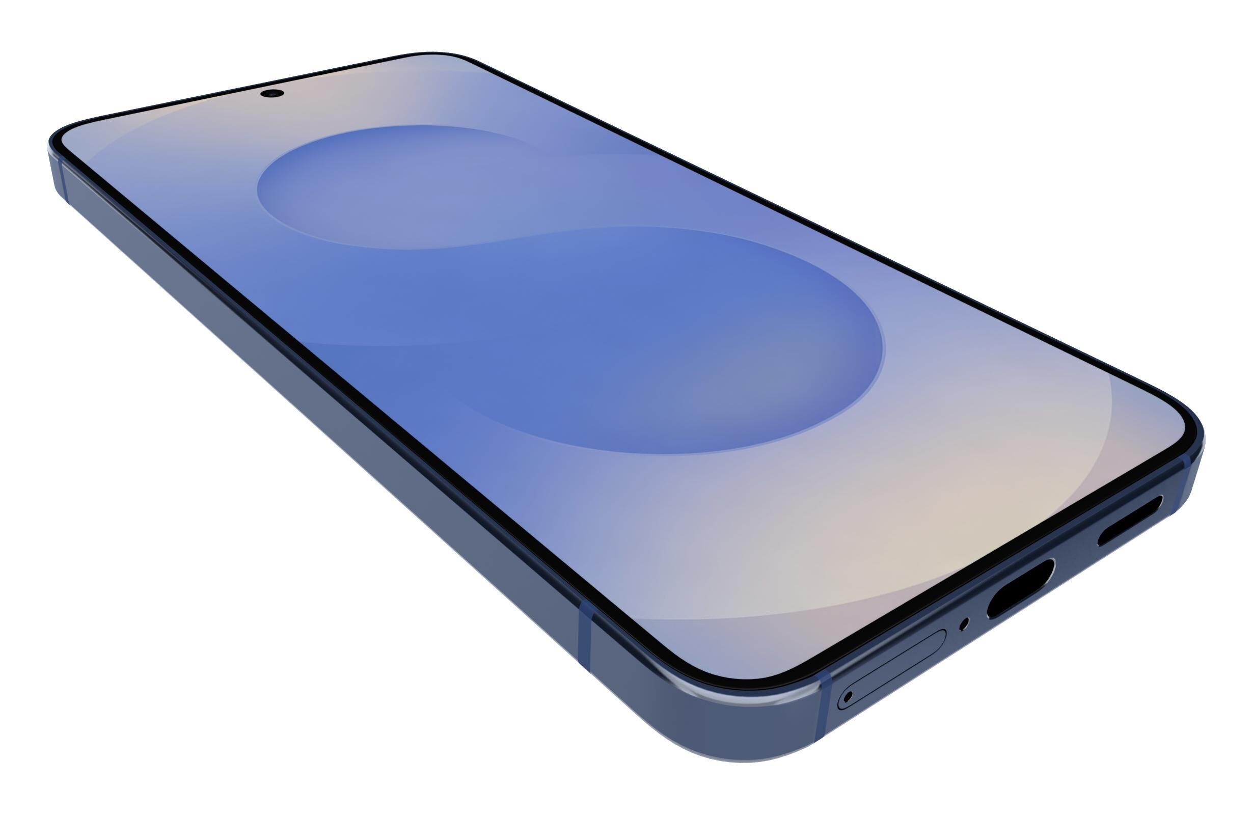 Samsung Galaxy S25 Navy 3D model_14