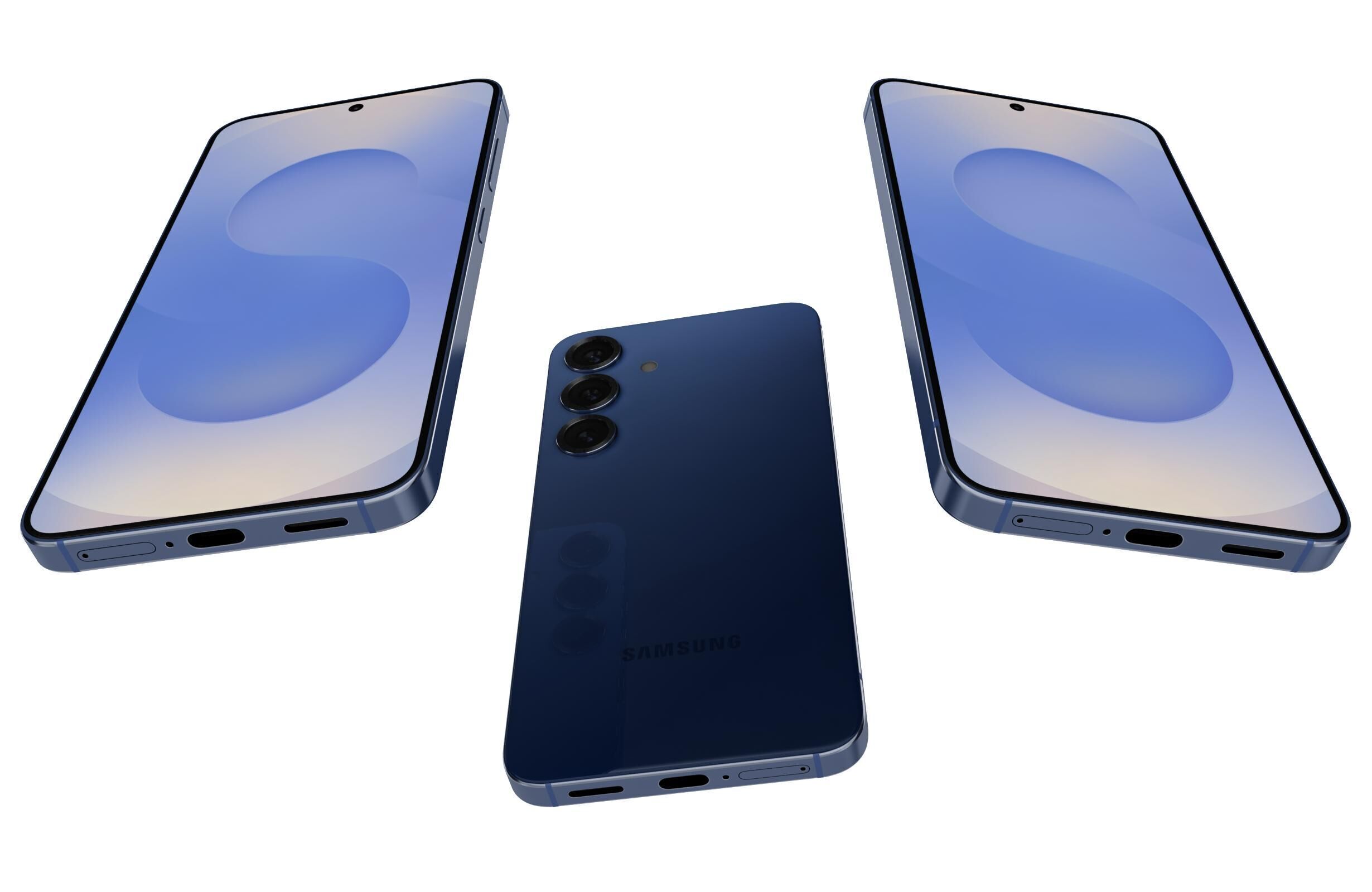 Samsung Galaxy S25 Navy 3D model_2