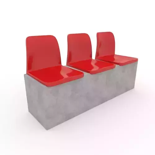 Stadium Seats 9 3D model