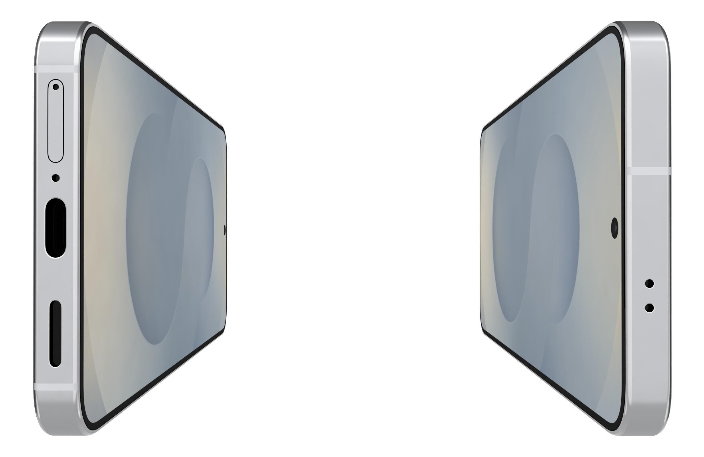 Samsung Galaxy S25 Silver Shadow 3D model_10