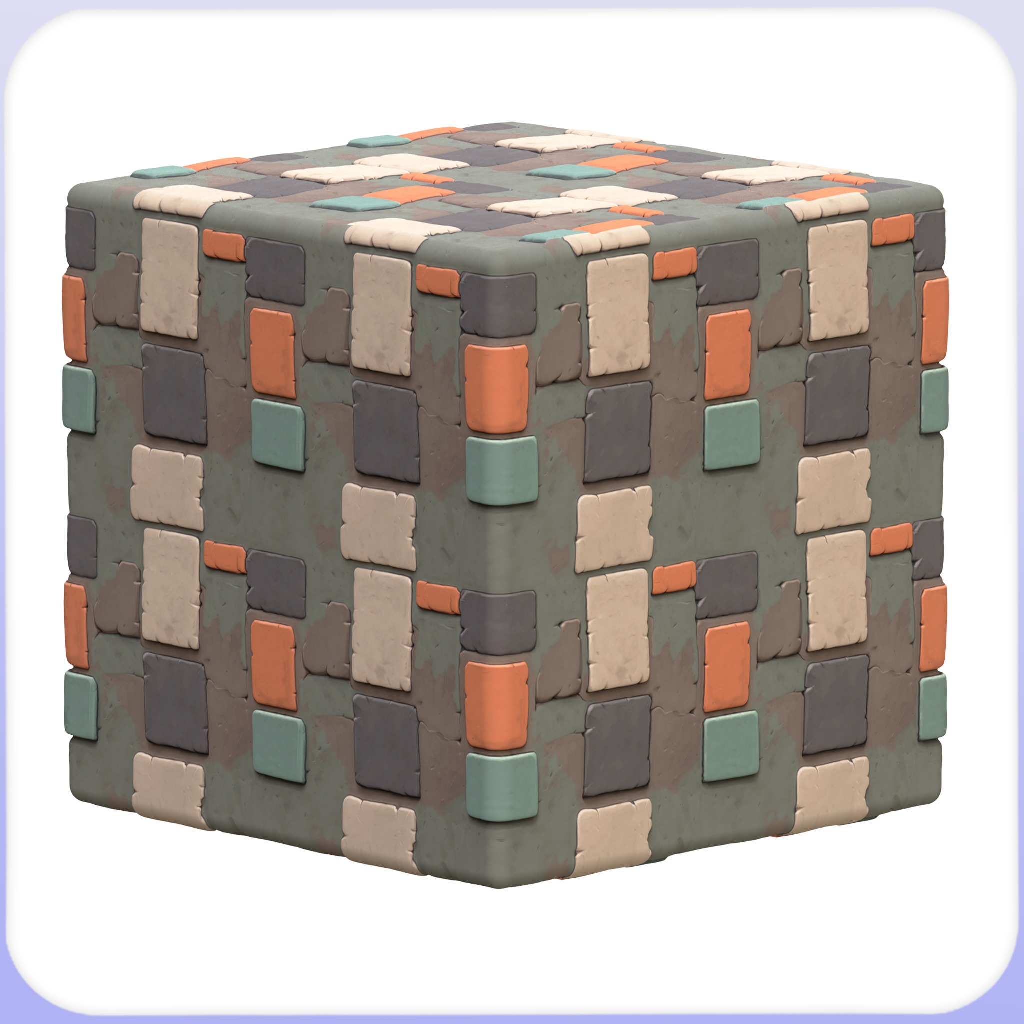 Stylized Metal Panels Seamless Texture Texture_5