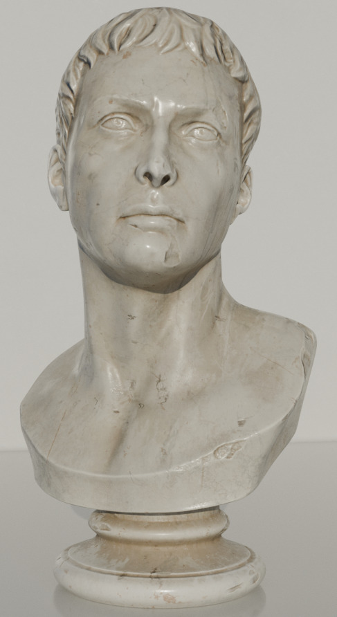 4K High Polly Ancient Roman Marble Statue 3D model_1