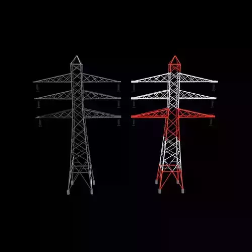 Electricity Pylon Tower 3D model