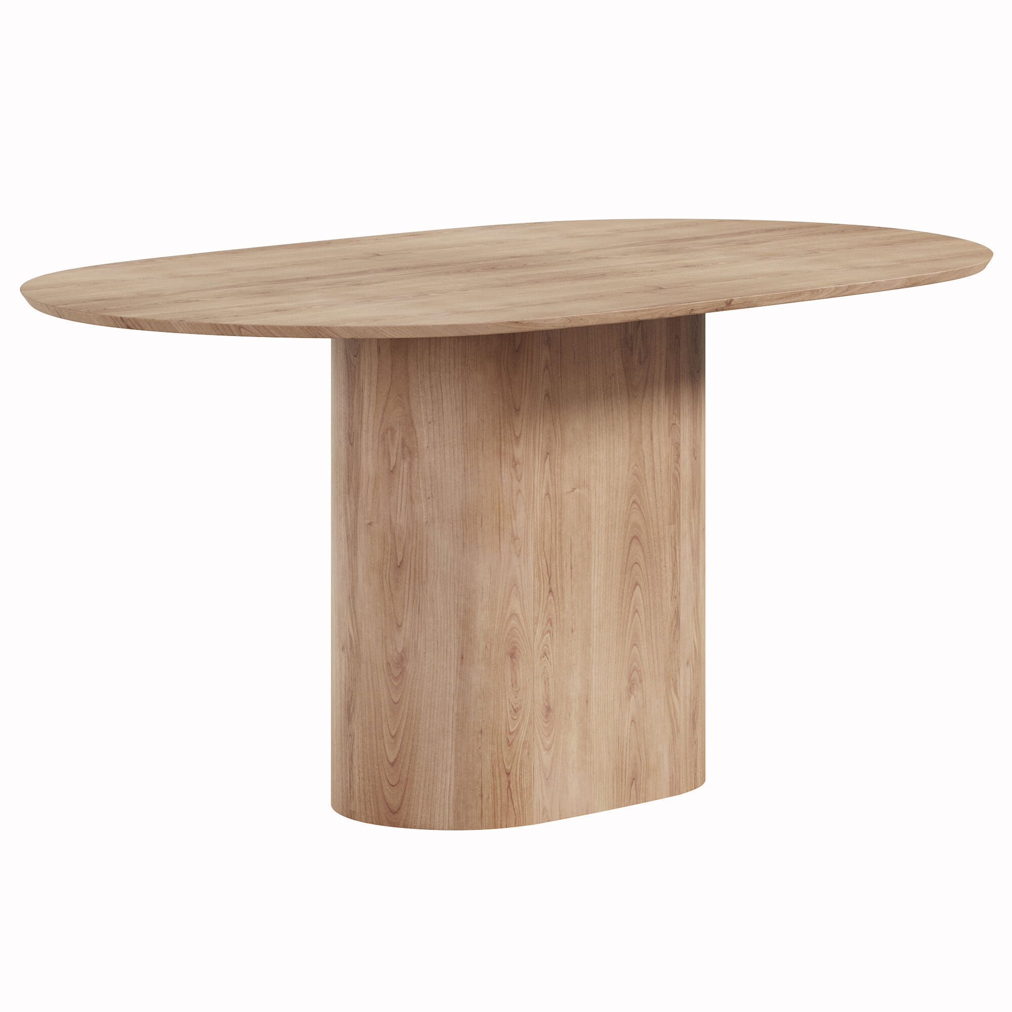 Dining set 01 Low-poly 3D model_3