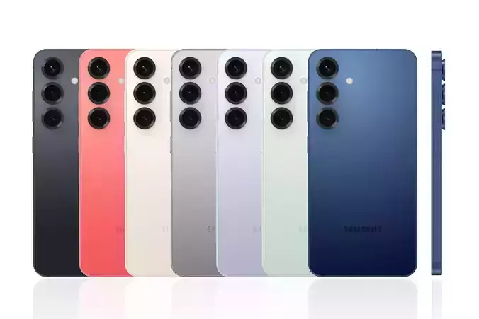 SAMSUNG Galaxy S25 and S25 Plus All Colors 2025 3D model