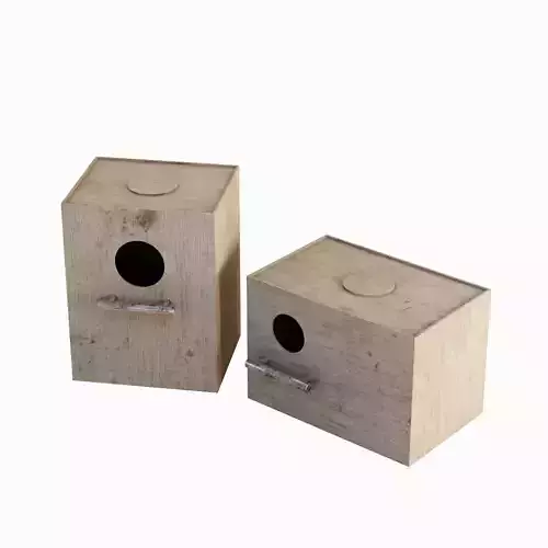 Wooden Birdhouse E 02