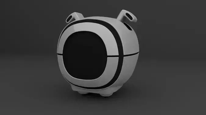 Robo Dog Low-poly 3D model