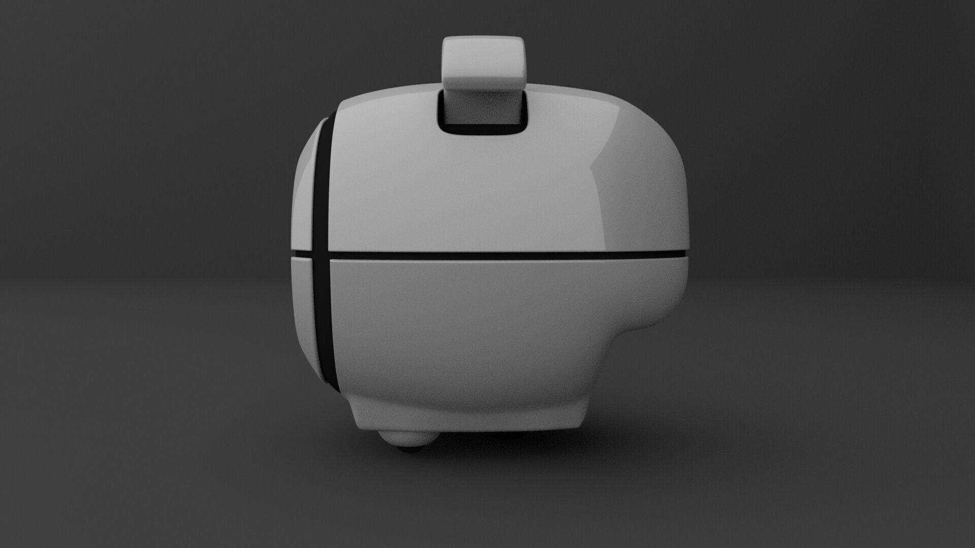 Robo Dog Low-poly 3D model_1