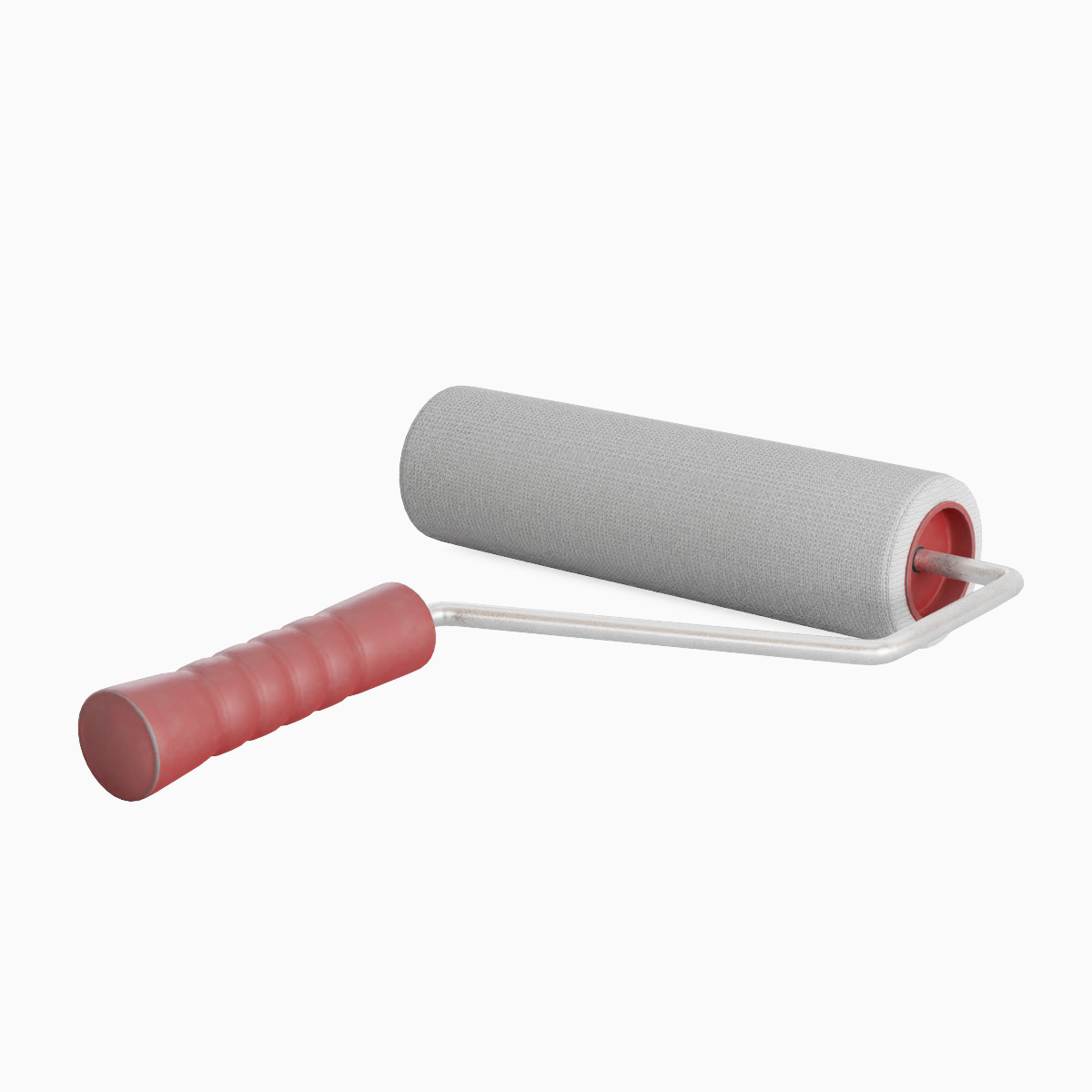 Paint Roller 03 Low-poly 3D model_3