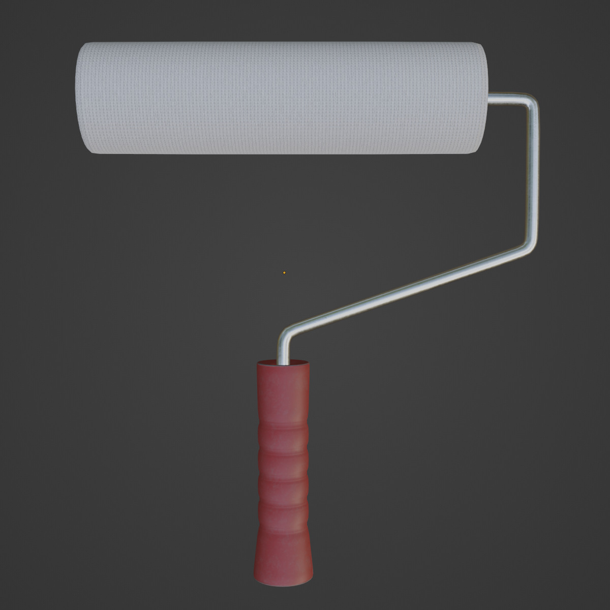 Paint Roller 03 Low-poly 3D model_6