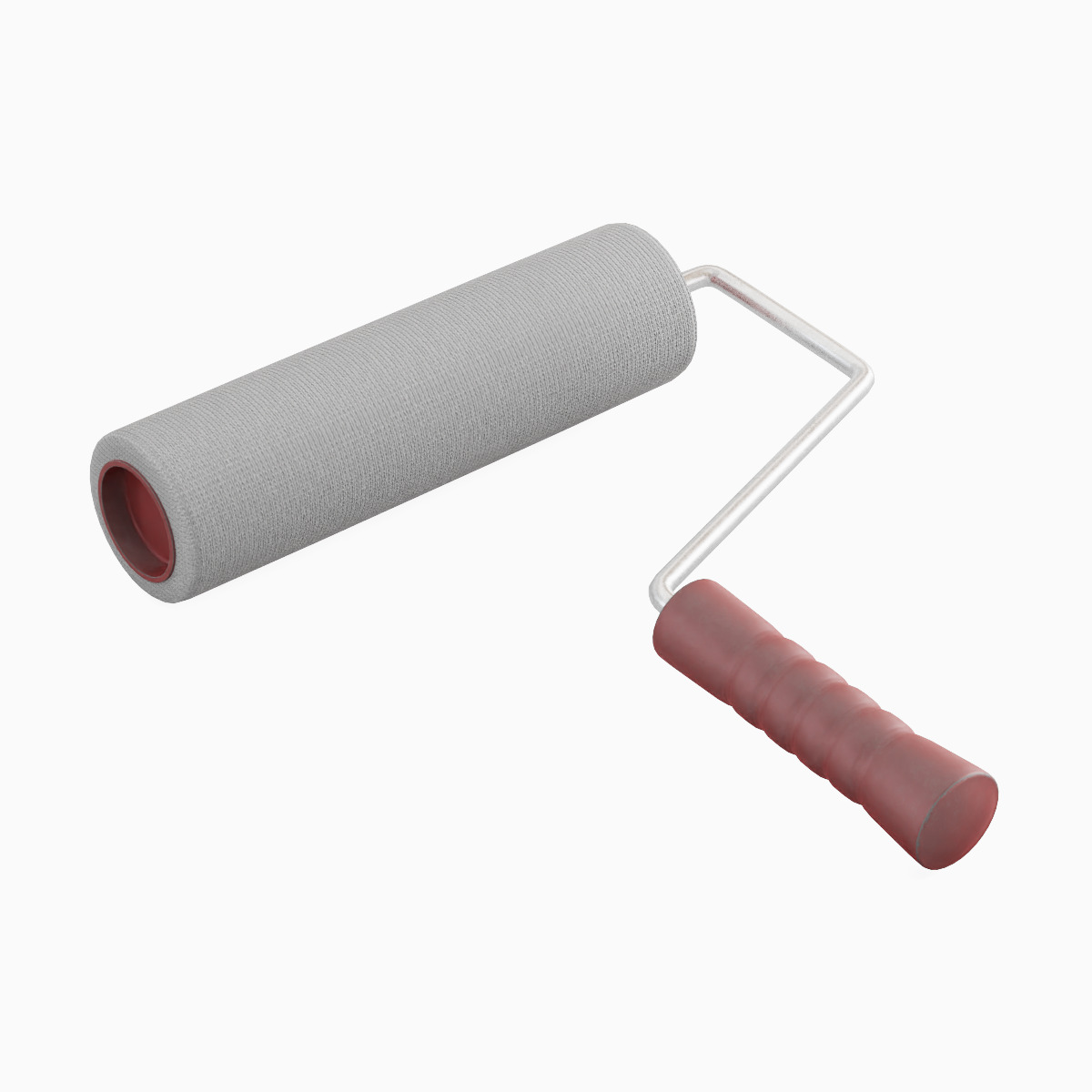 Paint Roller 03 Low-poly 3D model_5