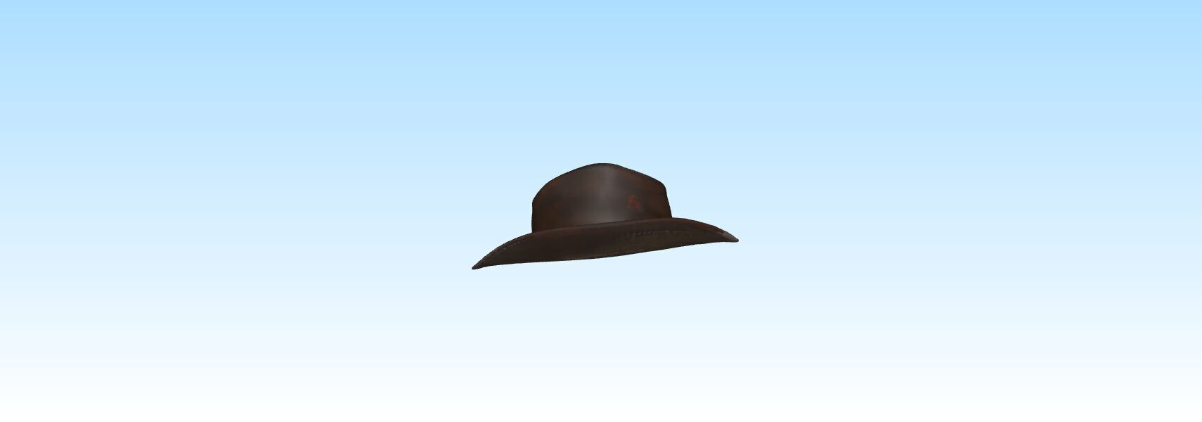 a cowboy hat 3D print model_5