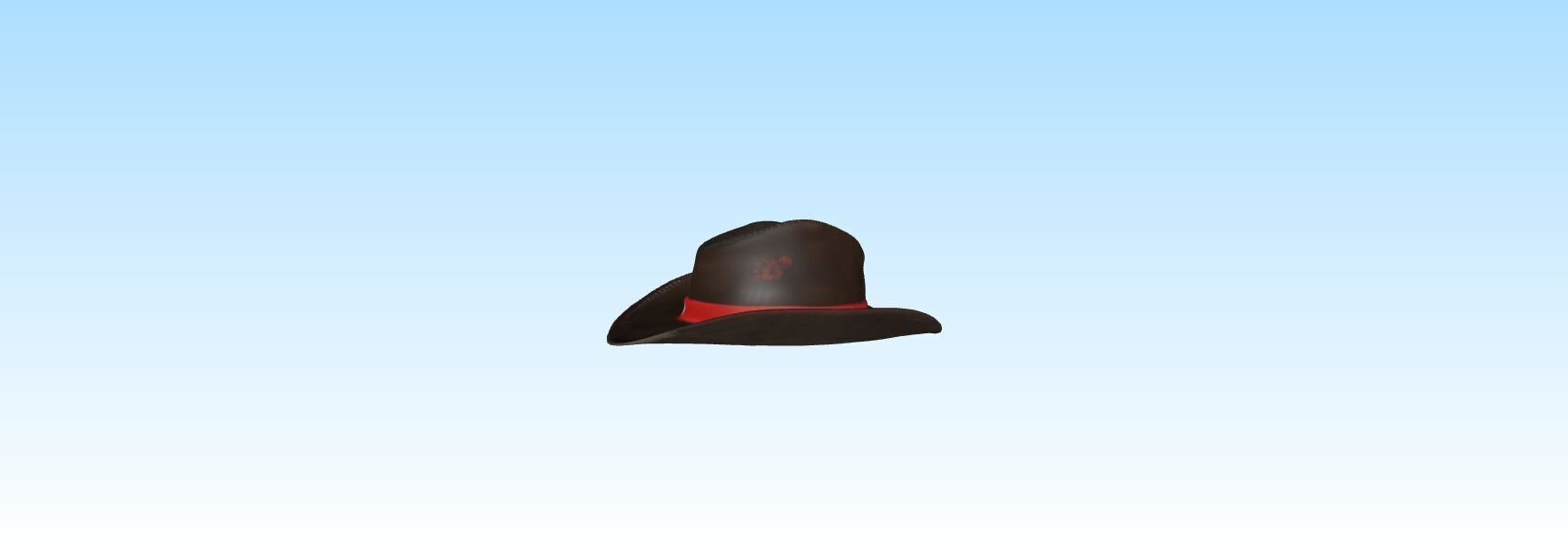 a cowboy hat 3D print model_4