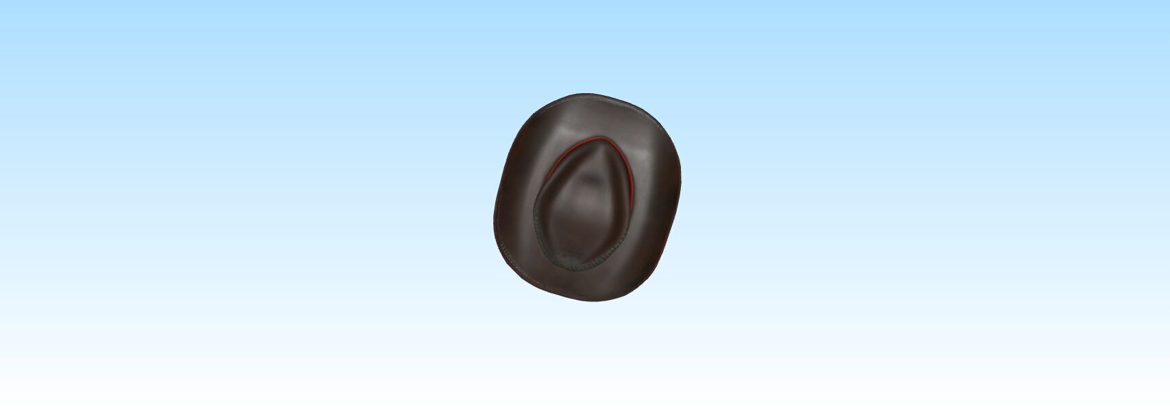 a cowboy hat 3D print model_2