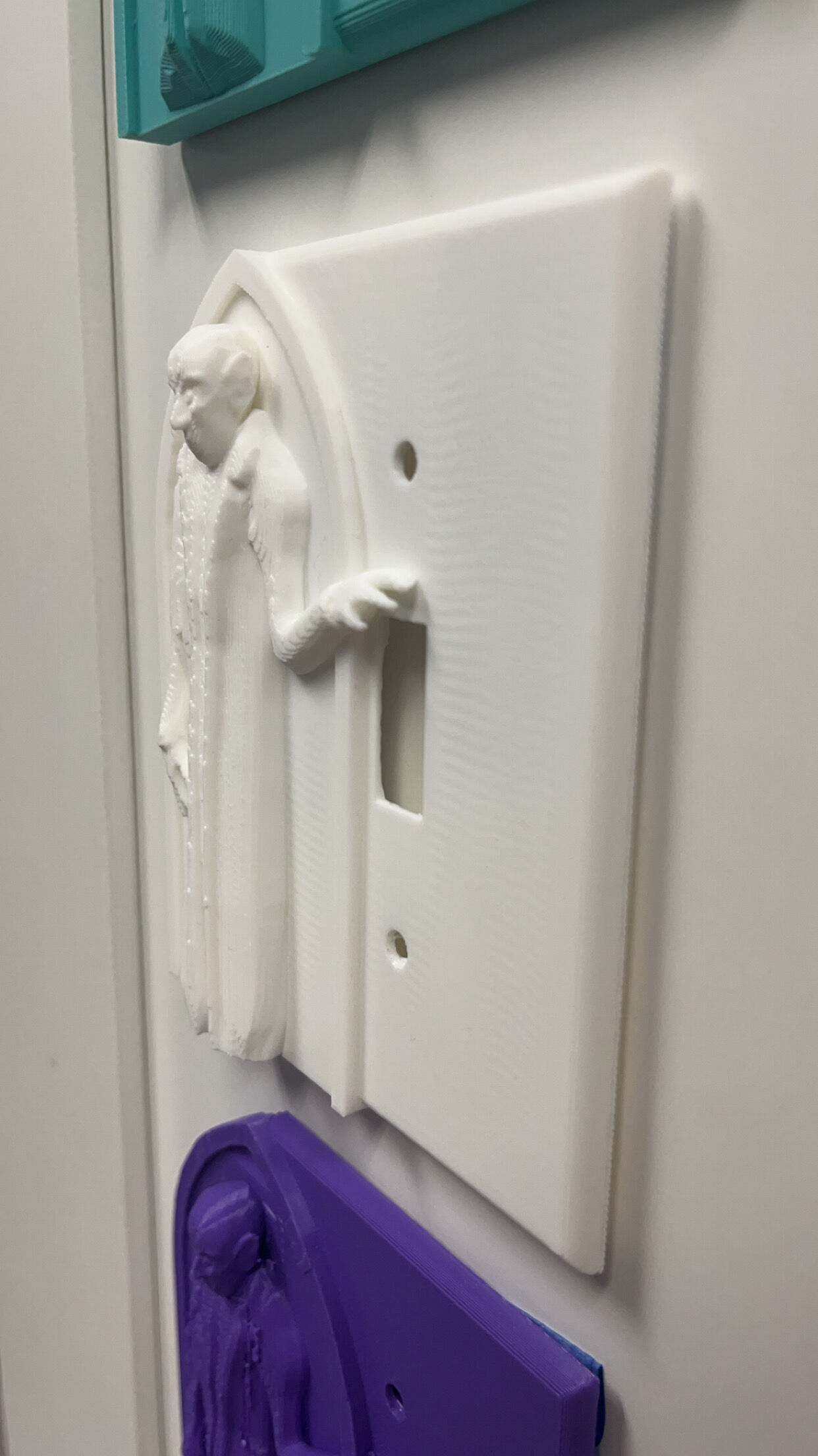 Nosferatu Themed Light Switch Variation 1 3D print model_3