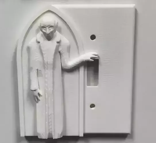 Nosferatu Themed Light Switch Variation 1 3D print model