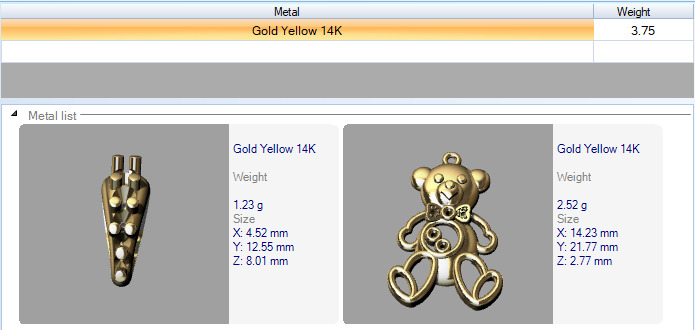 Heart Teddy Bear Pendant  3D print model_30