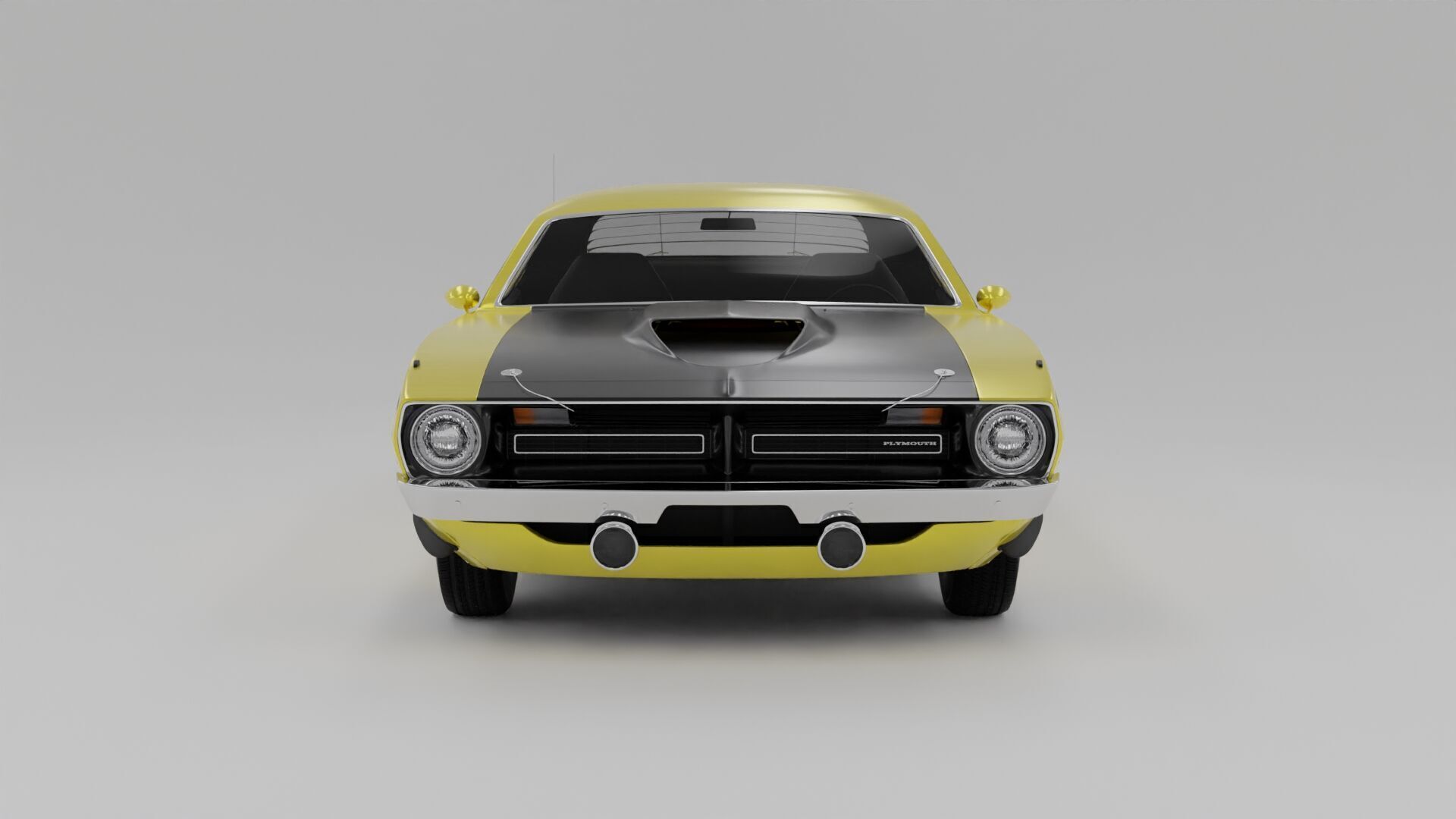 Plymouth AAR Cuda 1970 3D model 3D model_1