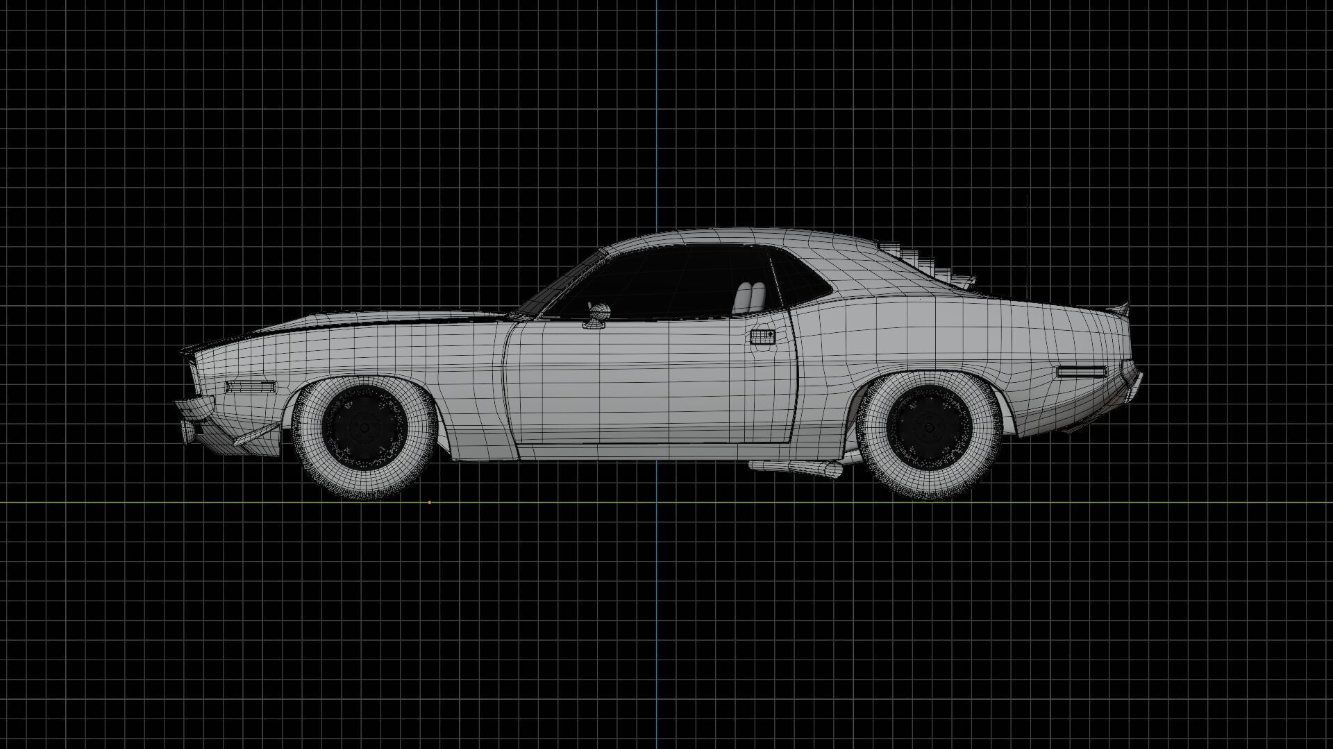 Plymouth AAR Cuda 1970 3D model 3D model_8