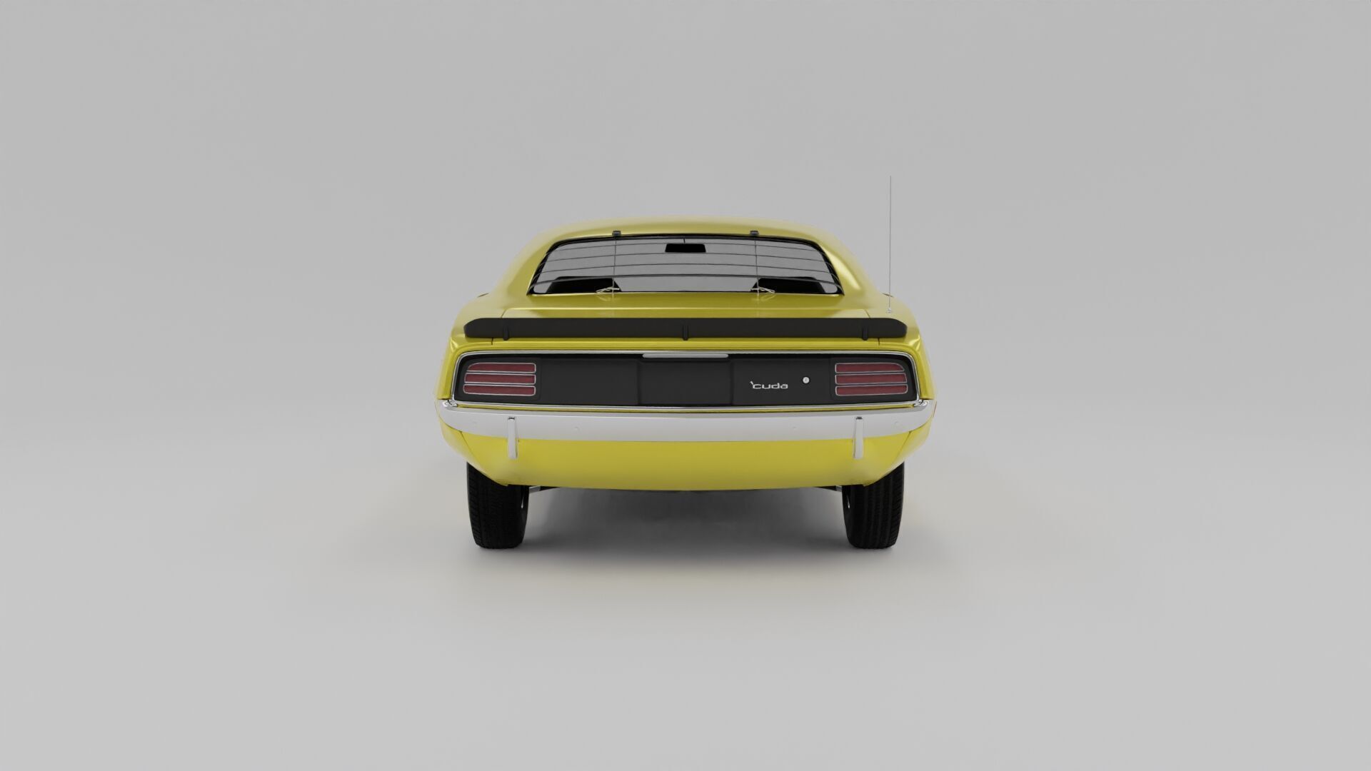 Plymouth AAR Cuda 1970 3D model 3D model_3