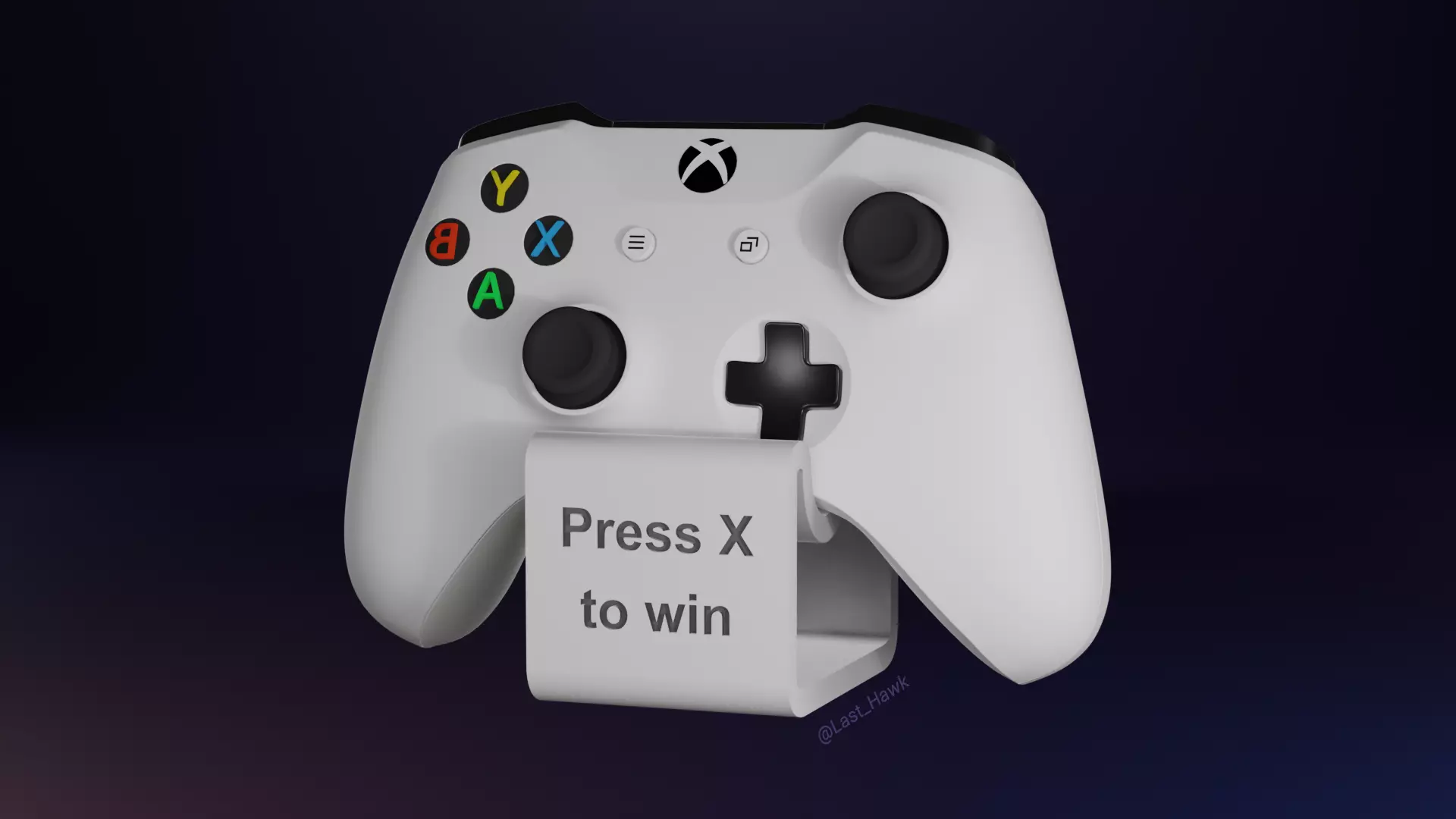 Gamepad stand Free 3D print model_0