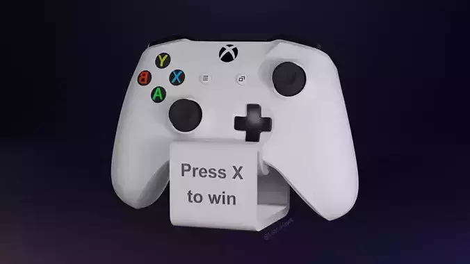 Gamepad stand Free 3D print model