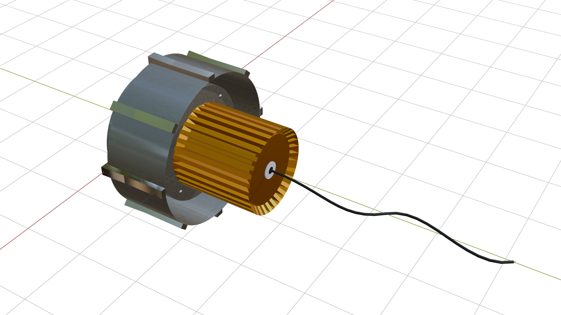 High Power LED Low-poly 3D model_18