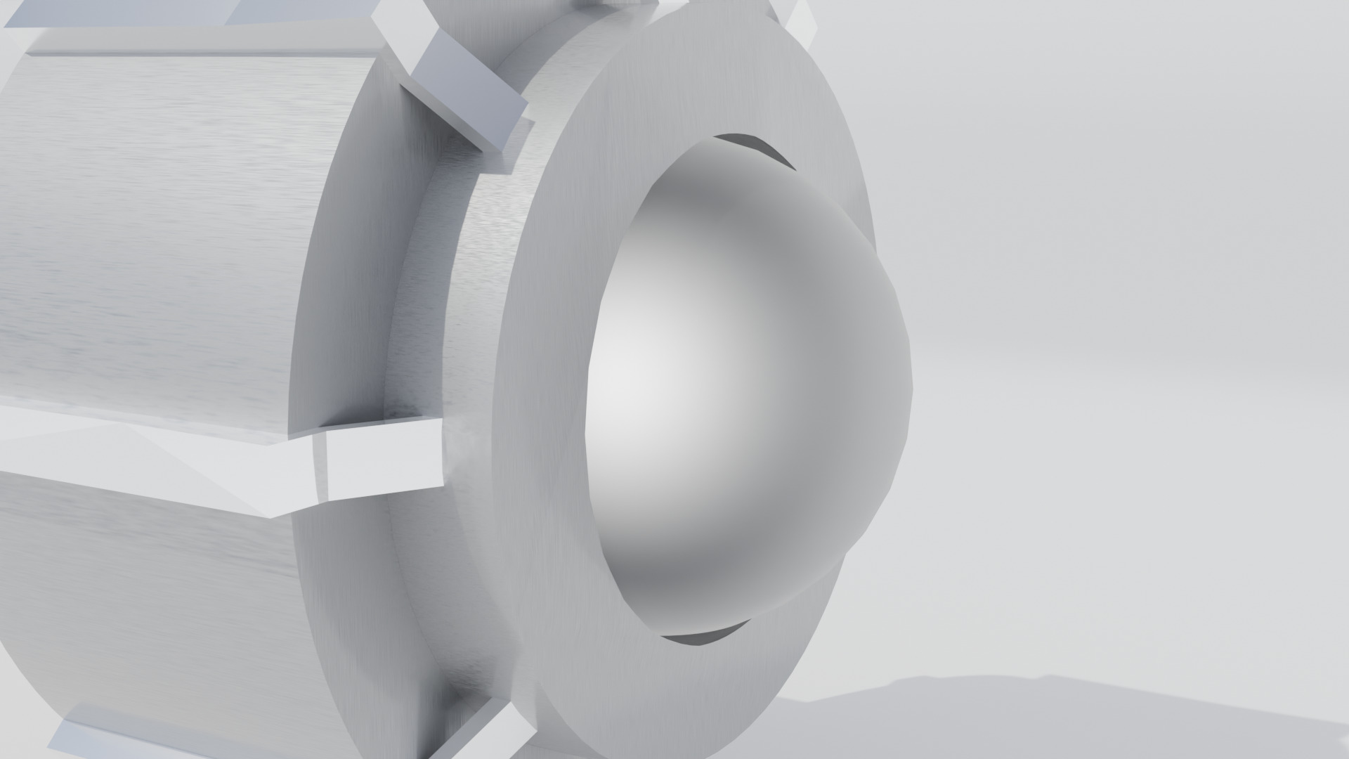 High Power LED Low-poly 3D model_9