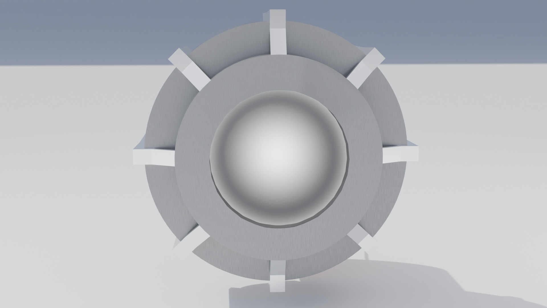 High Power LED Low-poly 3D model_4