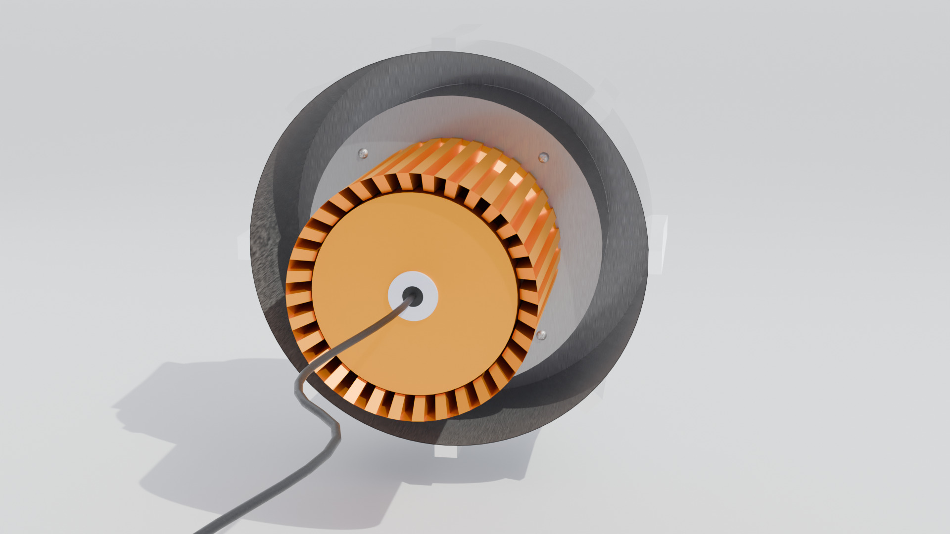 High Power LED Low-poly 3D model_8