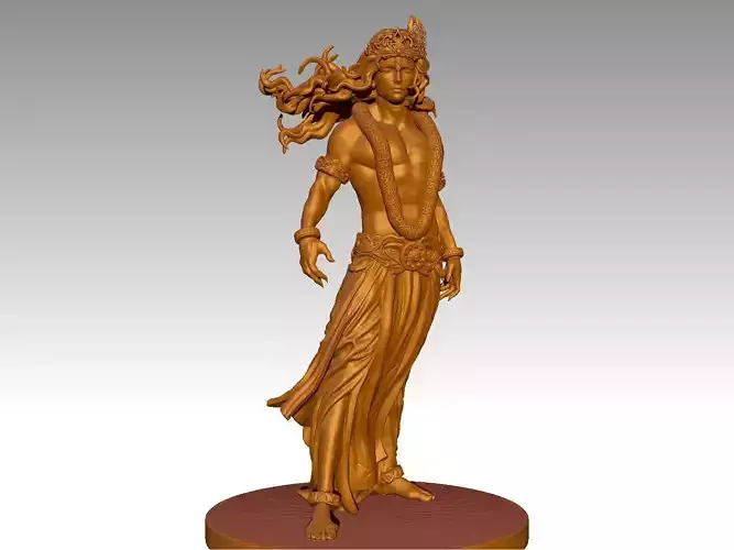 LORD SHRI KRISHNA  3D Printable STL 3D print model