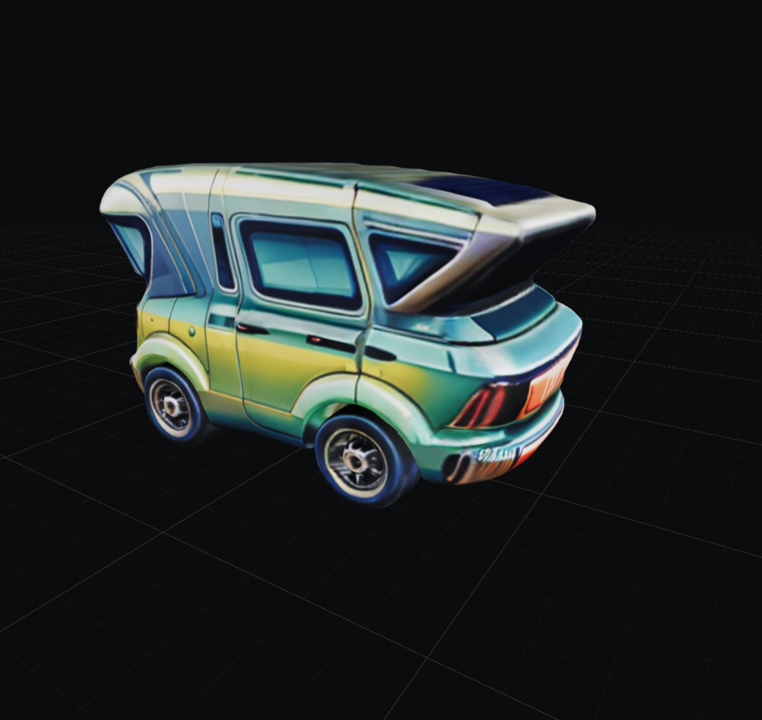 COOL CARS SolarRover no8 Collectable Model these WHEELS are HOT Low-poly 3D model_4