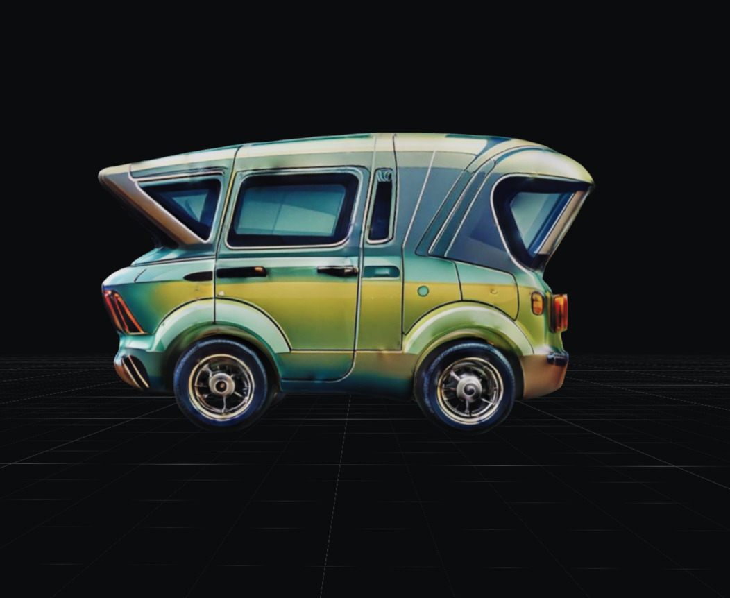 COOL CARS SolarRover no8 Collectable Model these WHEELS are HOT Low-poly 3D model_1