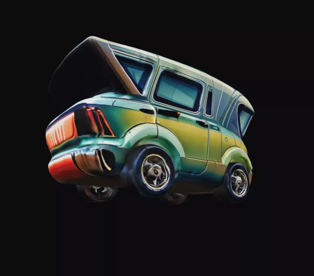 COOL CARS SolarRover no8 Collectable Model these WHEELS are HOT Low-poly 3D model_0