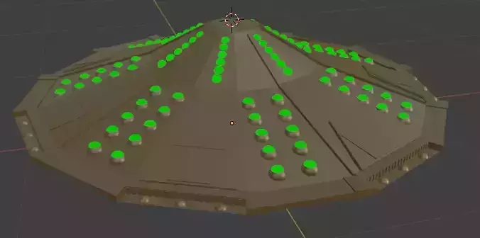 Dalek Saucer from Flux and later episodes 3D model
