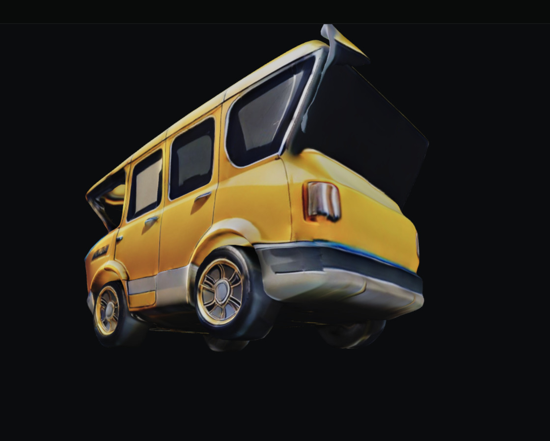 COOL CARS SolarRover no10 Collectable Model these WHEELS are HOT Low-poly 3D model_2