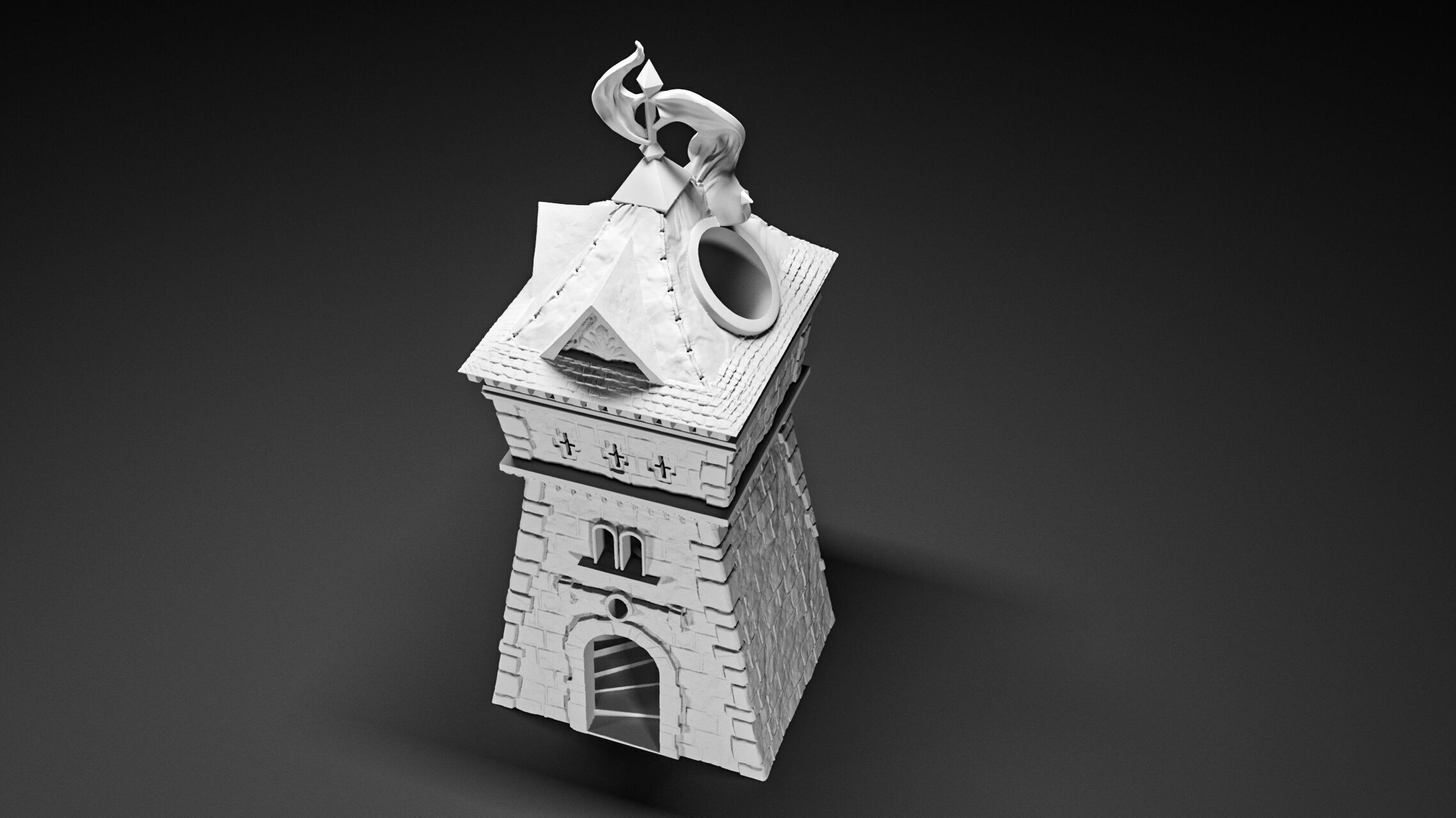 Fates End  Ranger Tower 2 3D print model_1