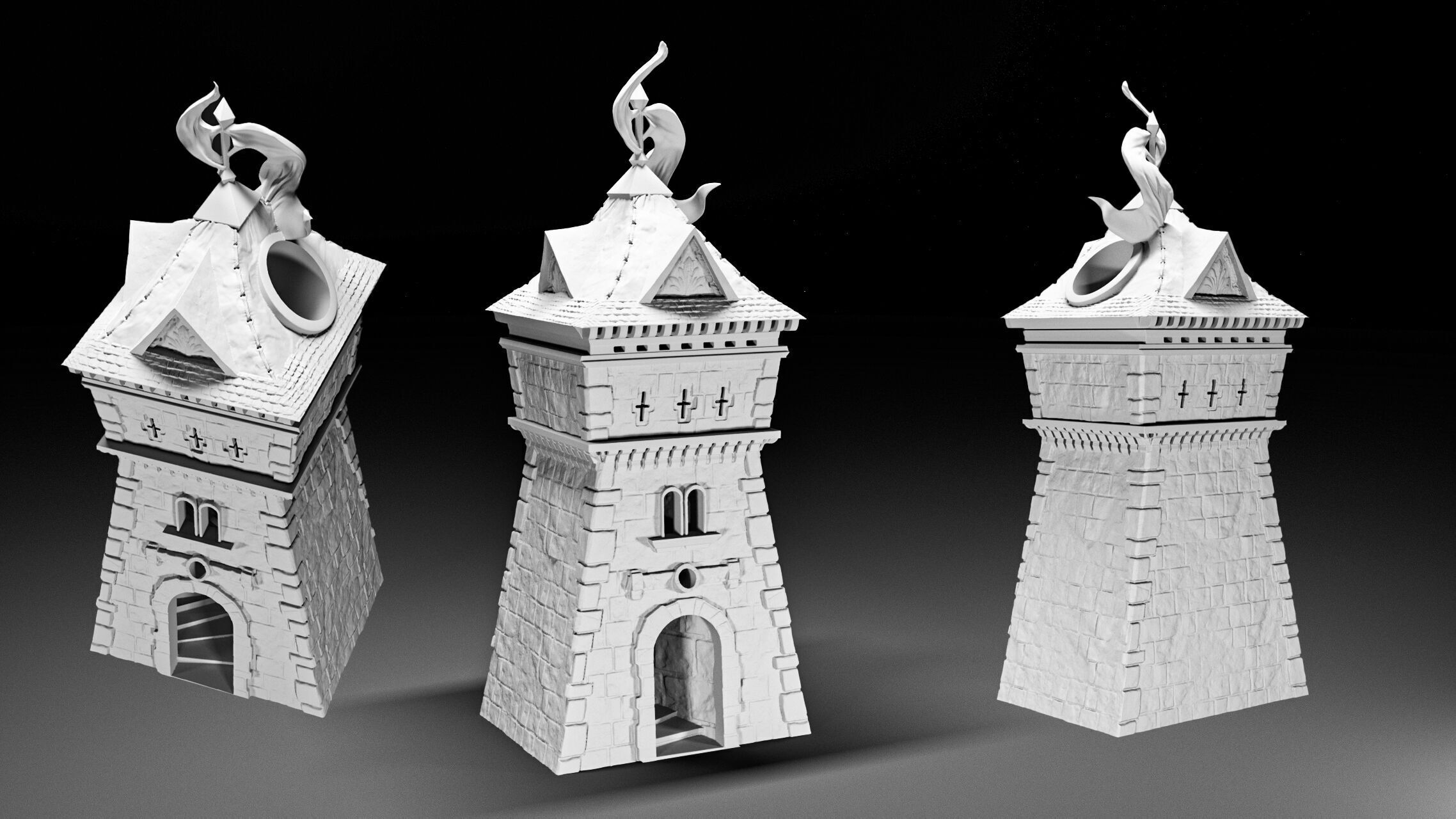Fates End  Ranger Tower 2 3D print model_3
