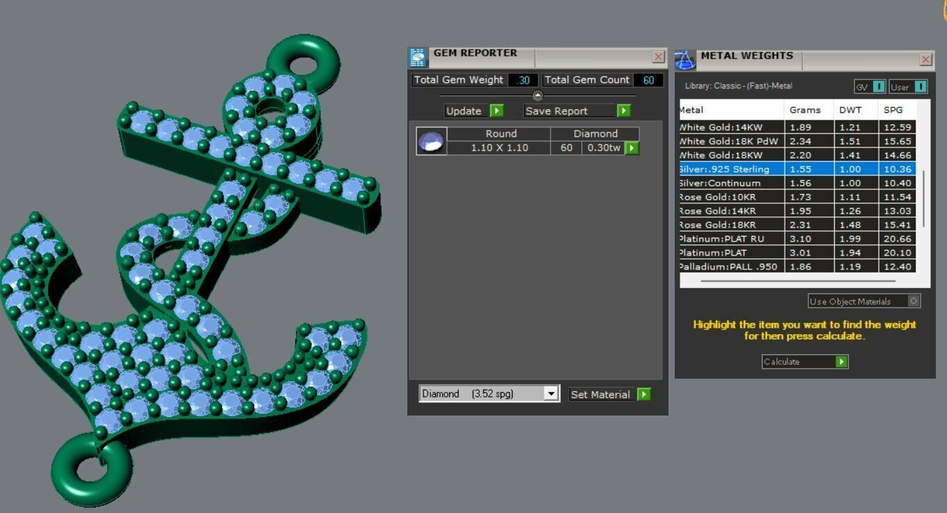Anchor Bracelet 3D print model_3