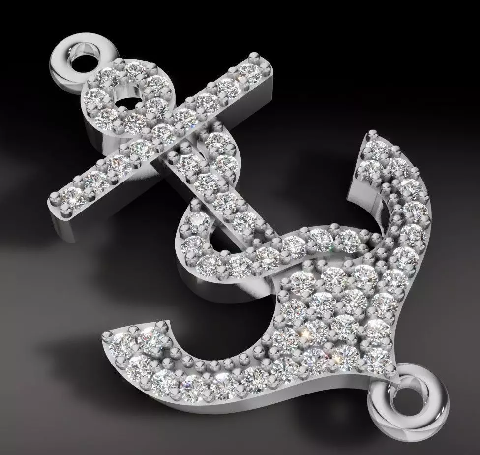 Anchor Bracelet 3D print model_0