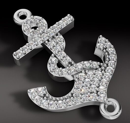 Anchor Bracelet 3D print model