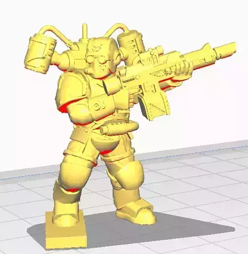 Tempestus Aquilon Trooper 2 3D print model